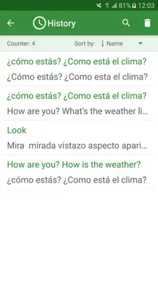 ES <> EN Translator android App screenshot 1