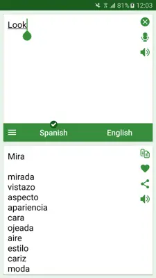 ES <> EN Translator android App screenshot 2